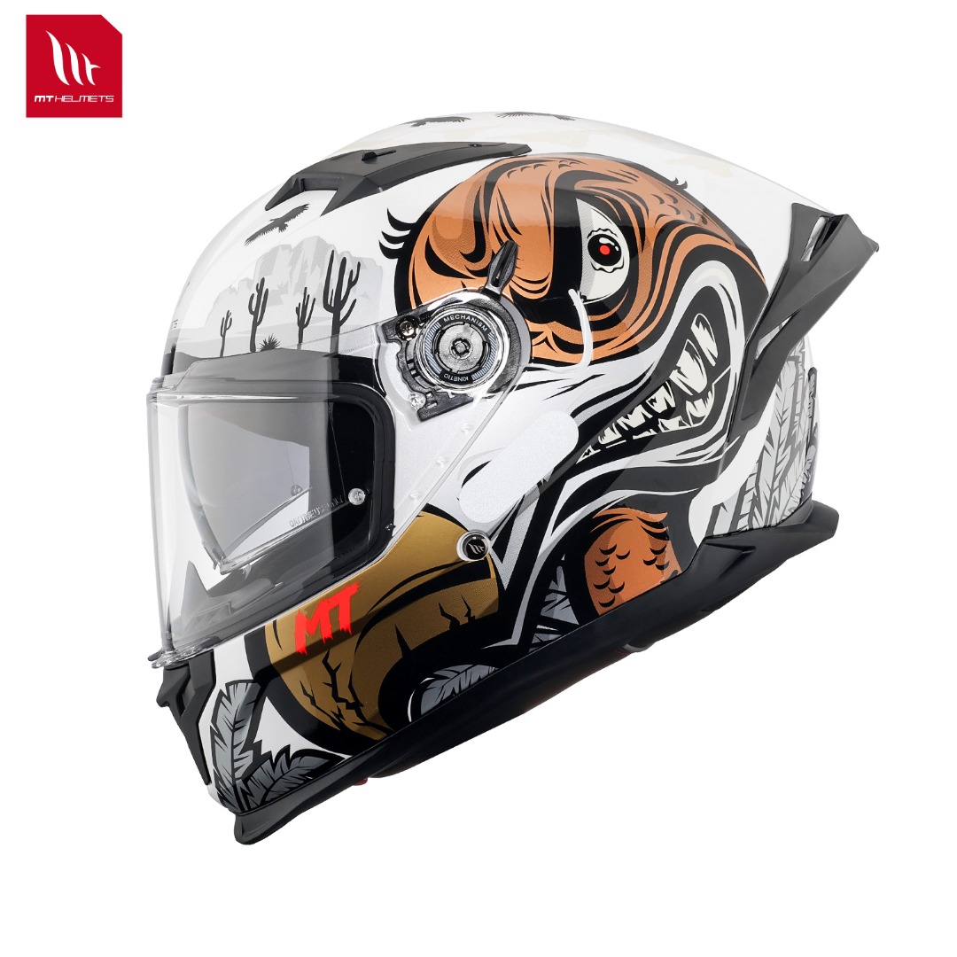 Dual Visor Motorcycle Racing Helmet - Neuer Motorradhelm Sharp 5-Sterne Racing Mt
