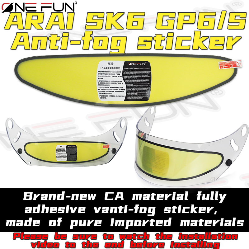 Motorcycle Helmet Anti Fog Pinlock Shield - SK6 Antibeschlag-Visier für SK6/GP6S/GP/GP6RC PRO Rv