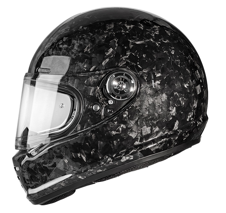 Geschmiedeter Carbonfaser-Retr – Full Face Motorcycle Helmet With Bluetooth Bewertung und Preis