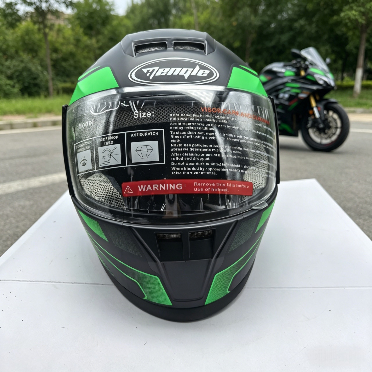 Herren-Motorradhelm mit Vollvi – Dual Visor Motorcycle Racing Helmet Bewertung und Preis