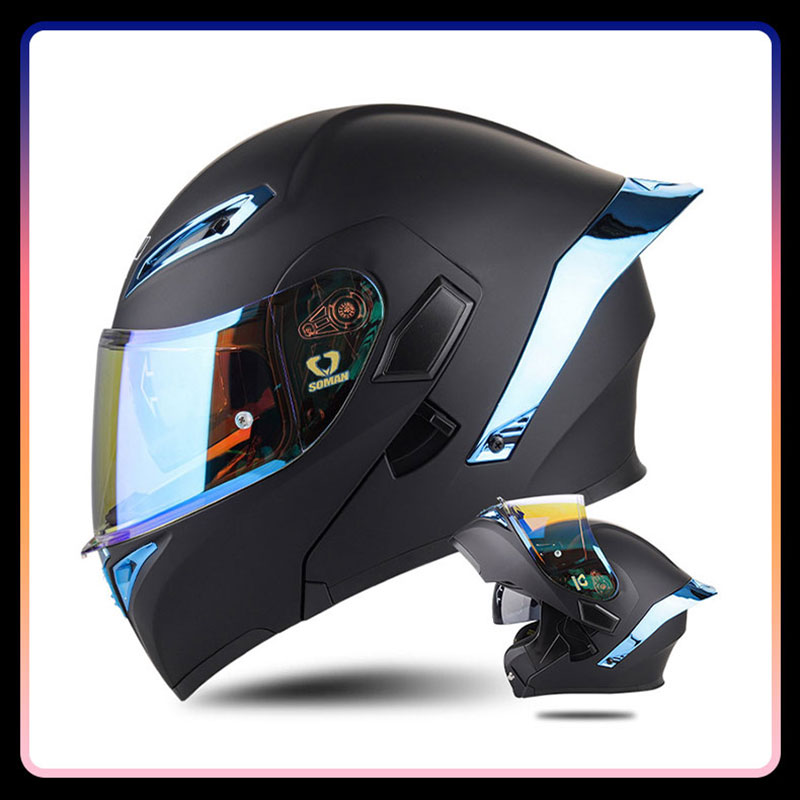 Four Seasons Universal Flip Up – Dual Visor Motorcycle Racing Helmet Bewertung und Preis