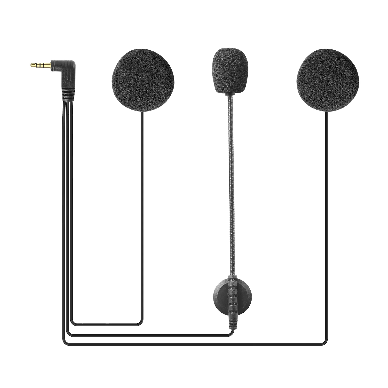 3,5-mm-Kopfhörer-Mikrofon-Zube – Universal Motorcycle Helmet Intercom Headset Bewertung und Preis