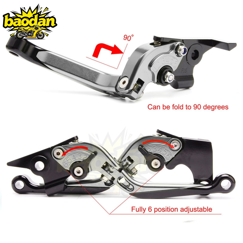 Motorrad-Zubehör Verstellbare  – Cnc Aluminum Adjustable Brake Clutch Levers Bewertung und Preis