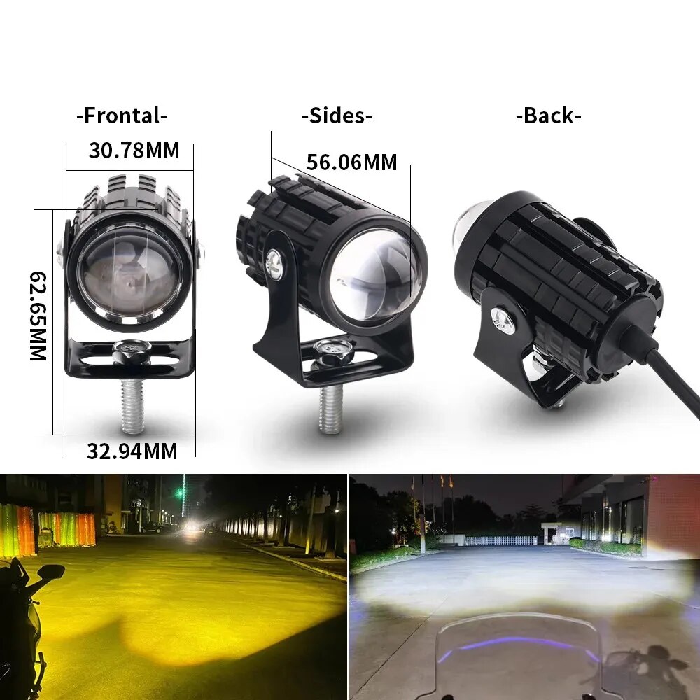 Universeller Motorrad-LED-Sche – Universal Motorcycle Led Headlight Projector Bewertung und Preis
