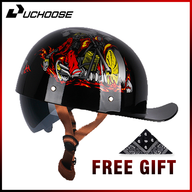 Uchoose Sommer Motorrad Casque – Vintage Open Face Retro Helmet Bewertung und Preis
