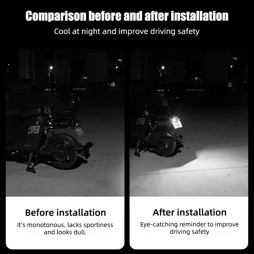 2 Stück LED Teufelsauge Kennze – Universal Motorcycle Led Headlight Projector Bewertung und Preis