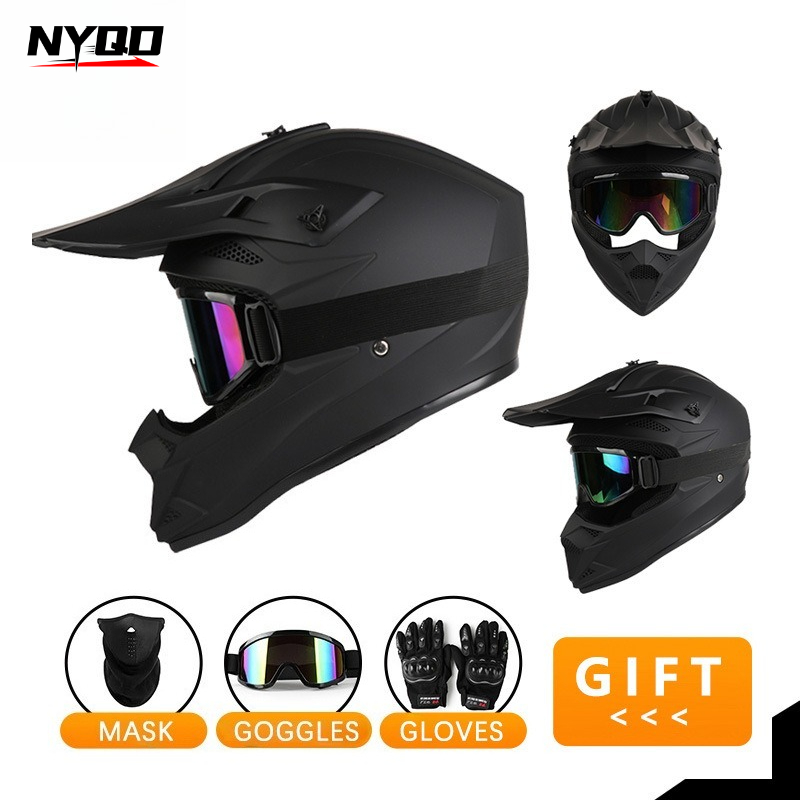 4 Jahreszeiten Atmungsaktiver  – Off Road Motocross Helmet Goggles Set Bewertung und Preis