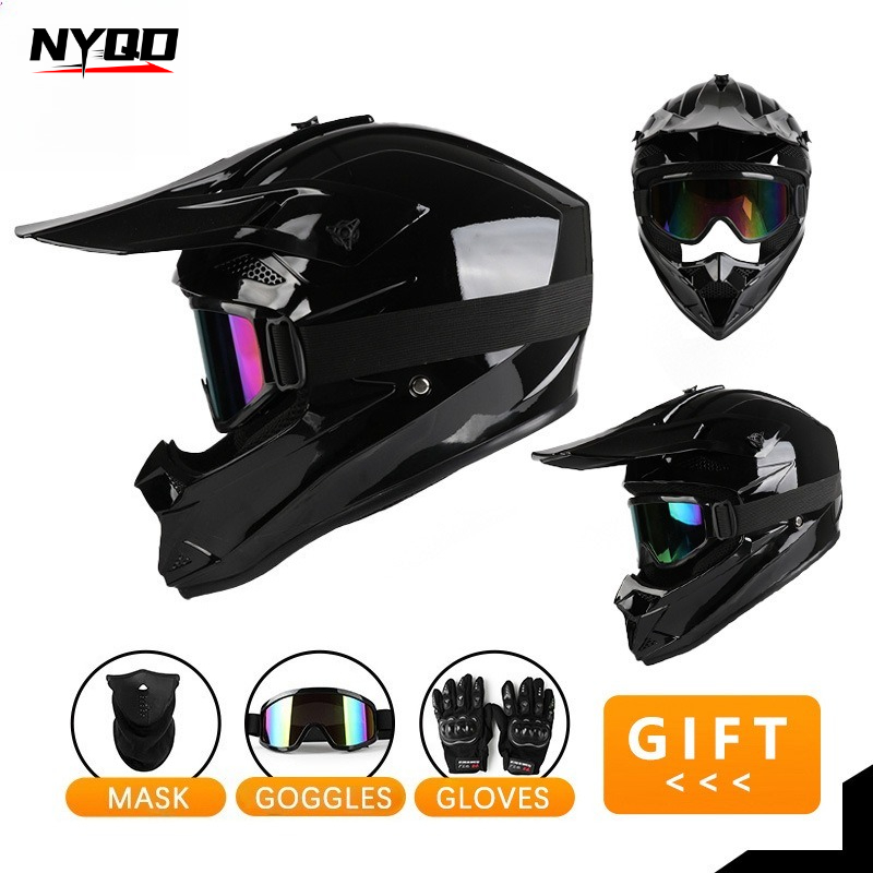 4 Jahreszeiten Atmungsaktiver  – Off Road Motocross Helmet Goggles Set Bewertung und Preis