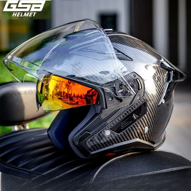 GSB Carbonfaser-Motorradhelm f – Carbon Fiber Lightweight Motorcycle Helmet Bewertung und Preis