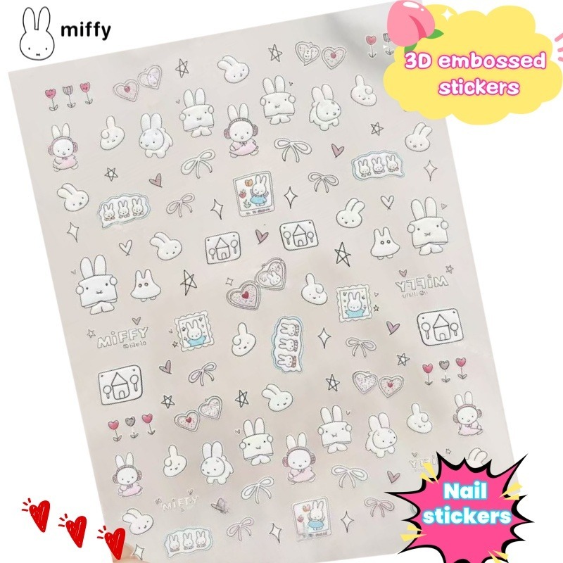 Miffy Cartoon-Nagelaufkleber,  – Atv Parts Bewertung und Preis