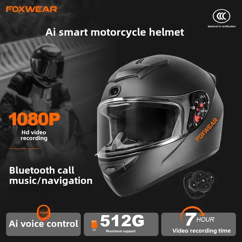 AI Intelligence Motorradhelm m – Full Face Motorcycle Helmet With Bluetooth Bewertung und Preis
