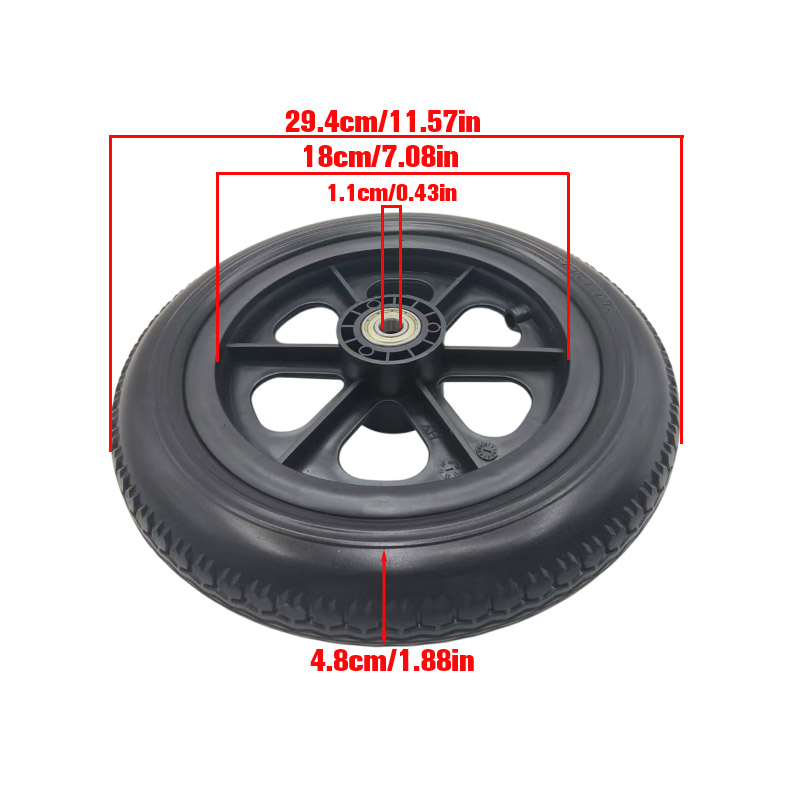 12 Zoll 12 1/2 x 2 1/4 solide  – Scooter Parts Bewertung und Preis