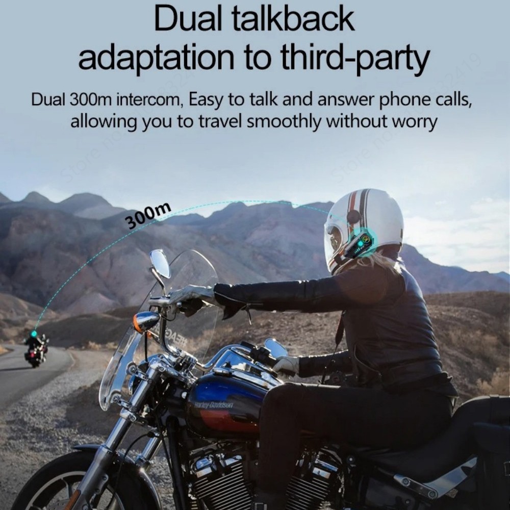 Neues 1- oder 2-teiliges Motor – Universal Motorcycle Helmet Intercom Headset Bewertung und Preis