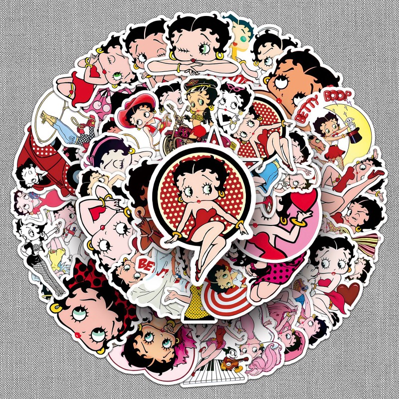 Betty Boop 50 Aufkleber mit ho – Atv Parts Bewertung und Preis