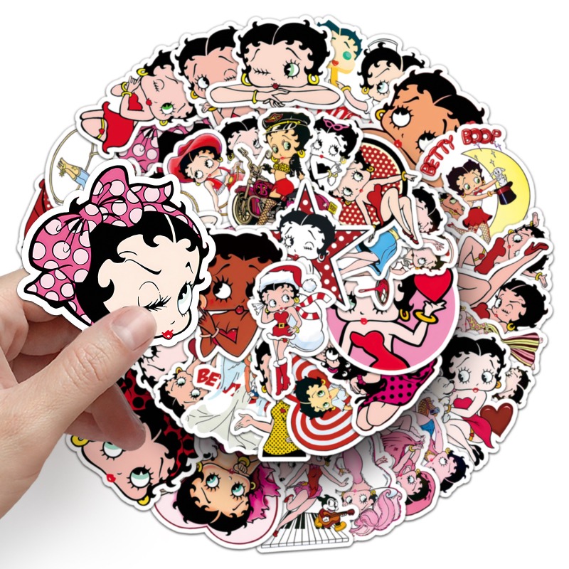 Betty Boop 50 Aufkleber mit ho – Atv Parts Bewertung und Preis