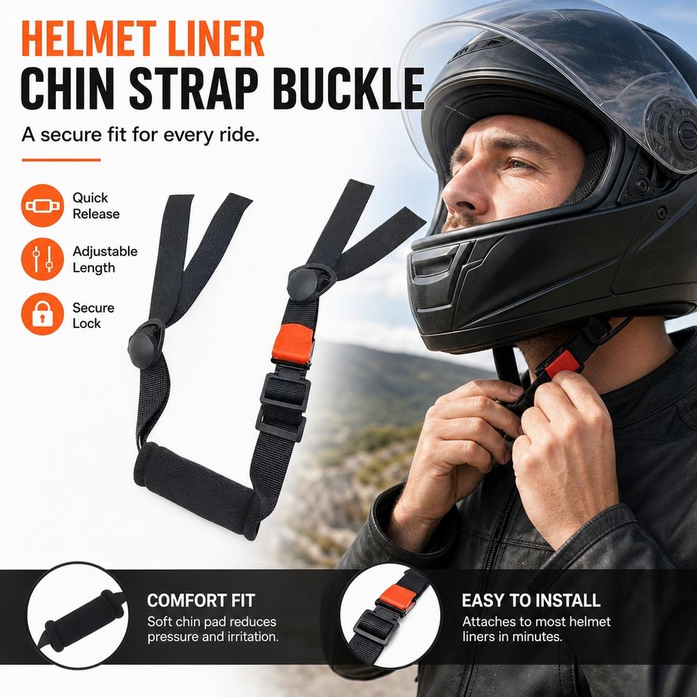 Universeller Motorradhelm-Kinn – Quick Release Buckle Motorcycle Helmet Bewertung und Preis