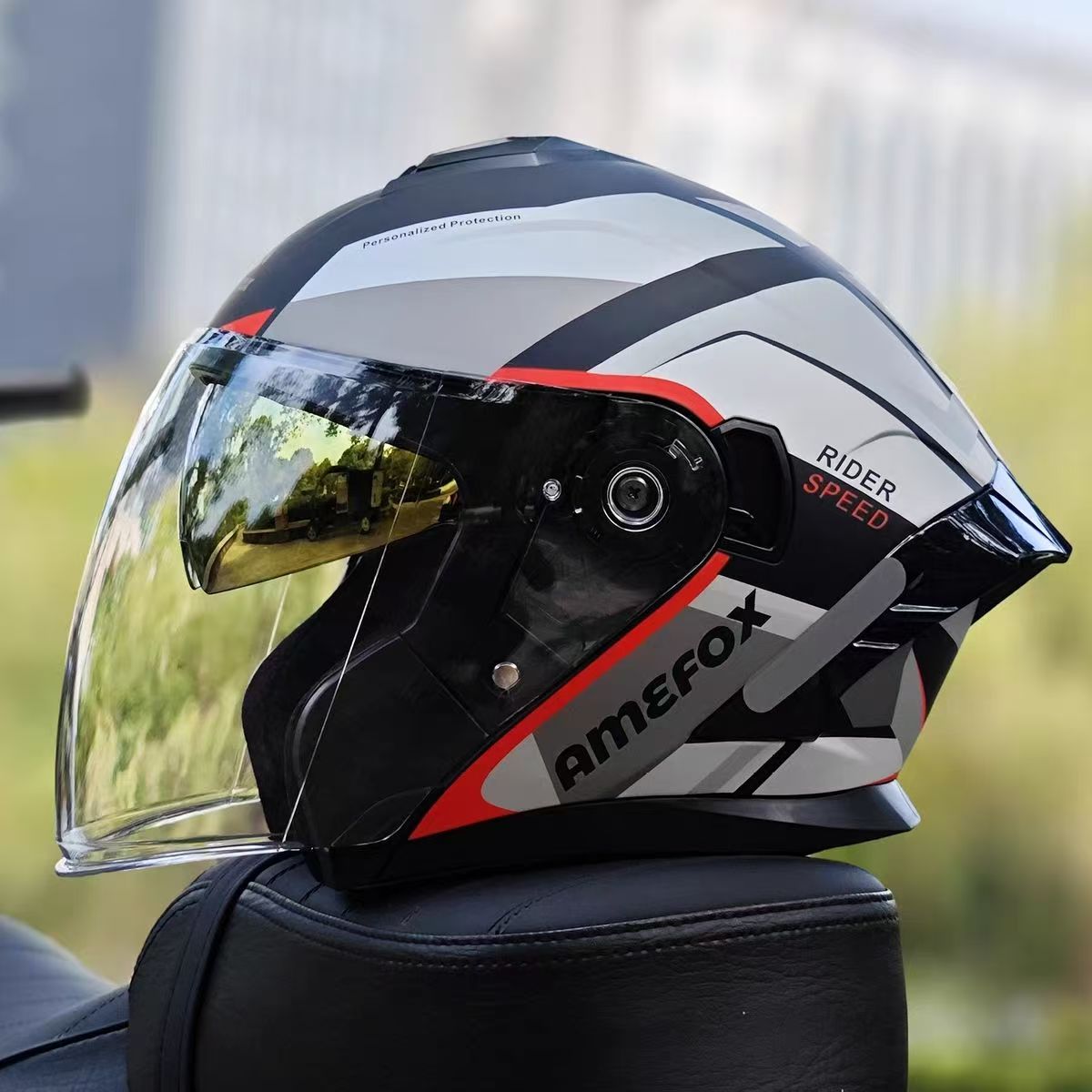 Doppelvisier-Halbschalenhelm i – Motorcycle Helmet Inner Sun Visor Lens Bewertung und Preis