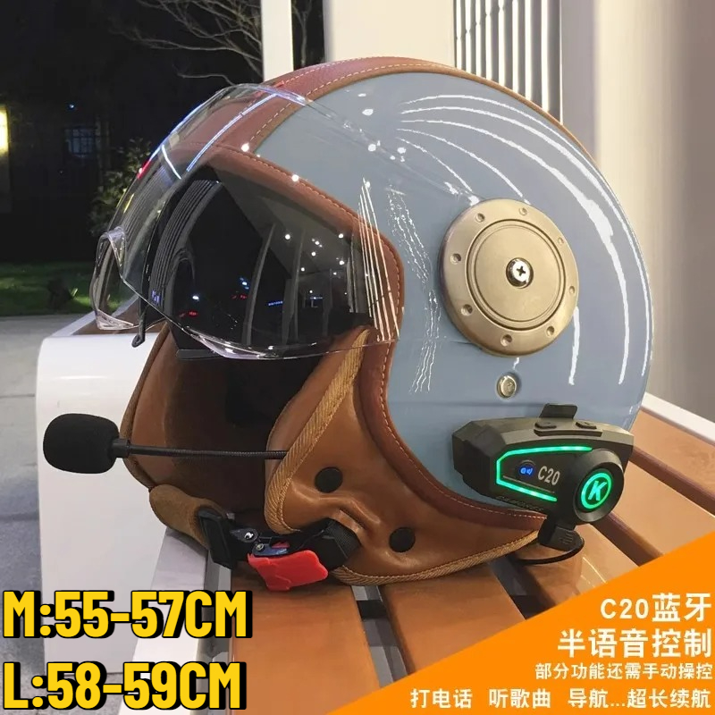 Elektrischer Motorrad-Doppelsp – Full Face Motorcycle Helmet With Bluetooth Bewertung und Preis