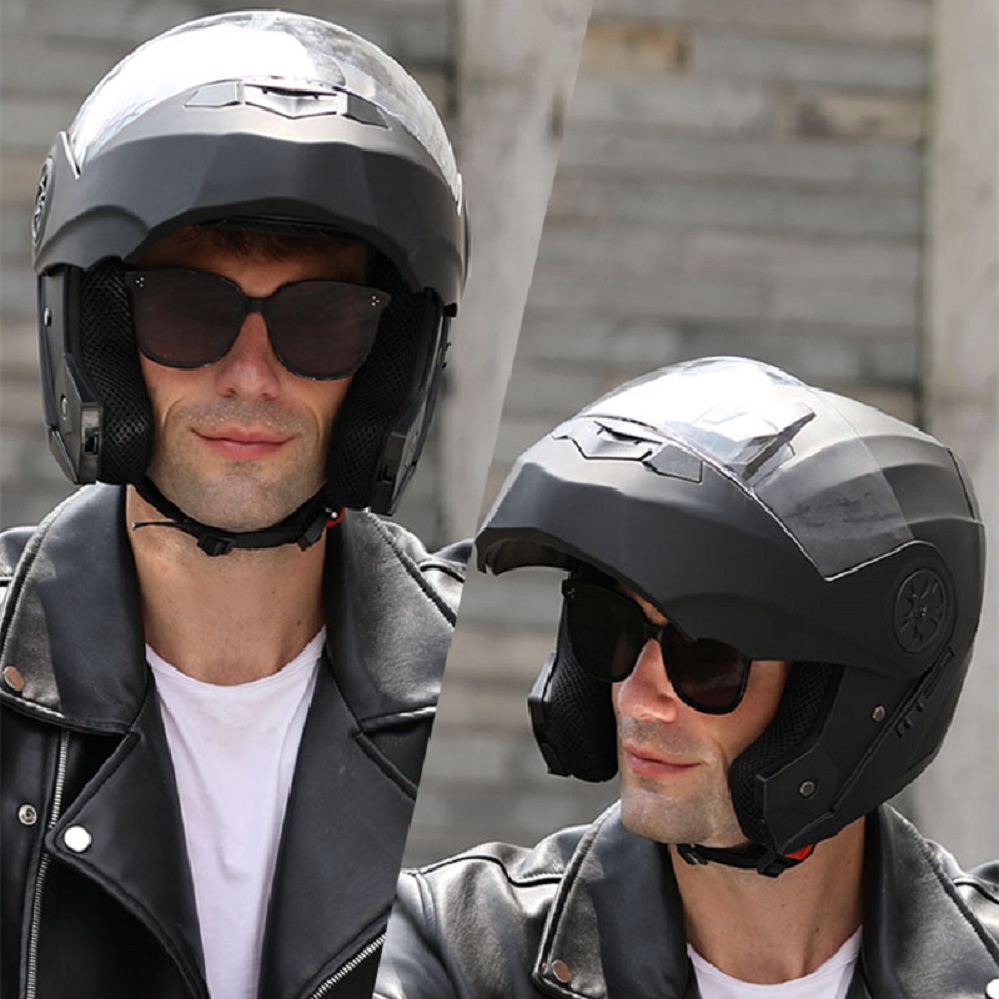 Personalisierter Full Face Cas – Modular Flip Up Motorcycle Helmet Dot Approved Bewertung und Preis